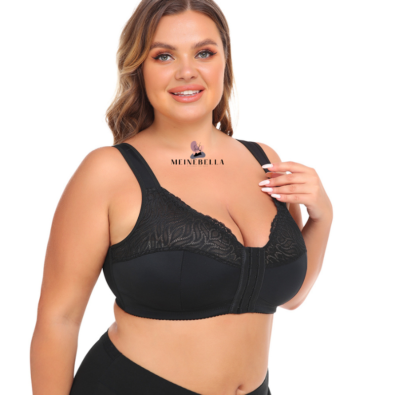 Meinebella™ Soutien-gorge avec fermeture sur le devant et dentelle sans armatures