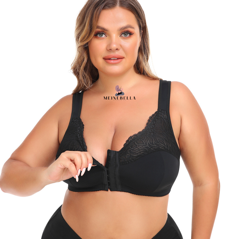 Meinebella™ Soutien-gorge avec fermeture sur le devant et dentelle sans armatures