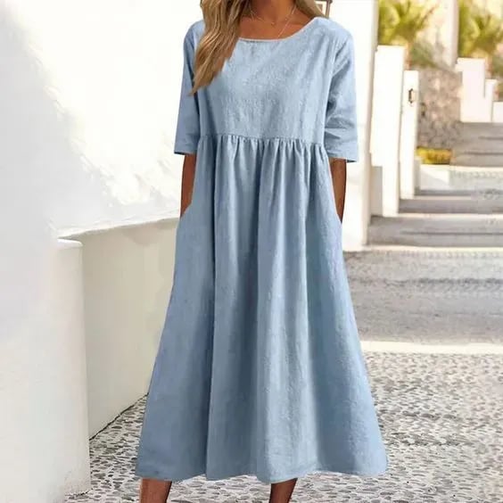 Narima™ - robe en coton