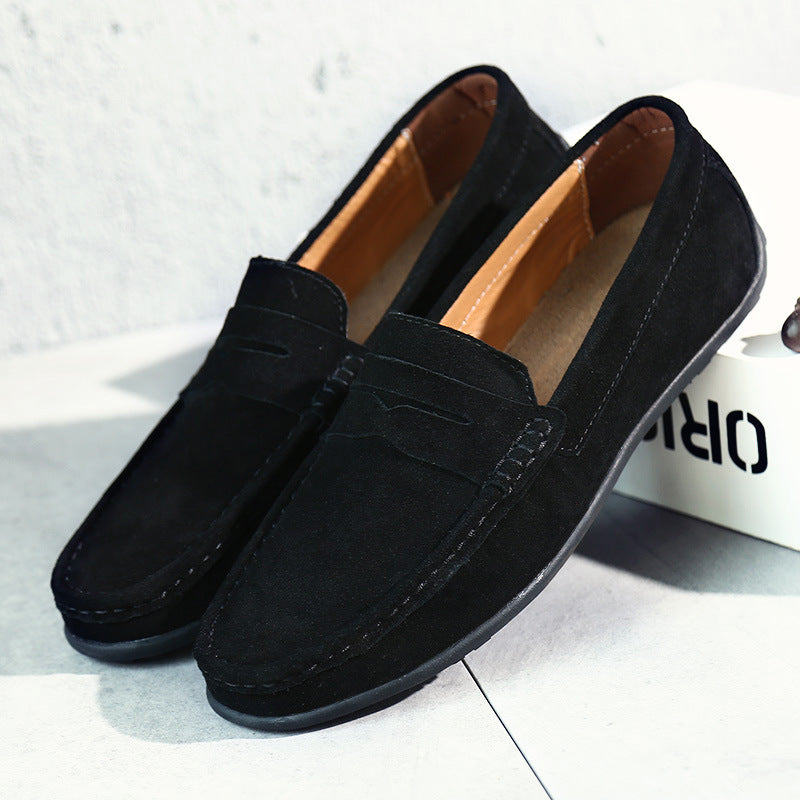 LE DREUX SUEDE LOAFERS