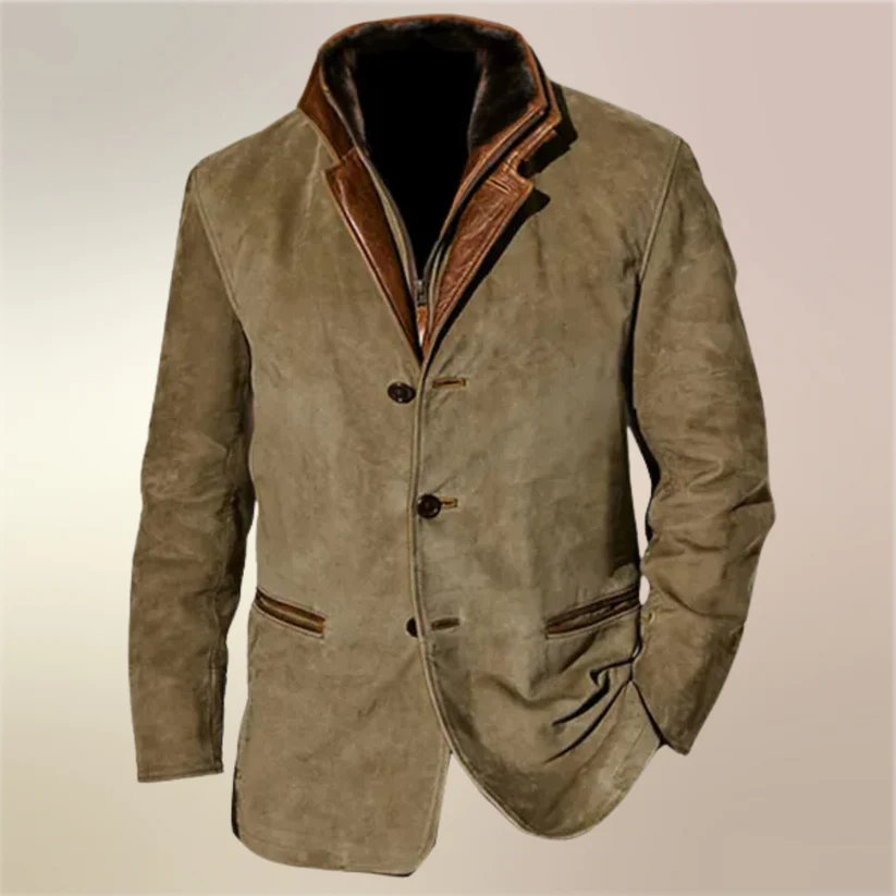 Lucas - Veste d'automne vintage pour Homme