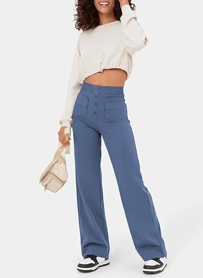 Vezank™ Pantalon décontracté élastique taille haute