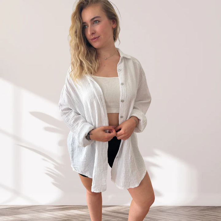 LuxeLinen Chemise Horus en Coton pour un Style Décontracté