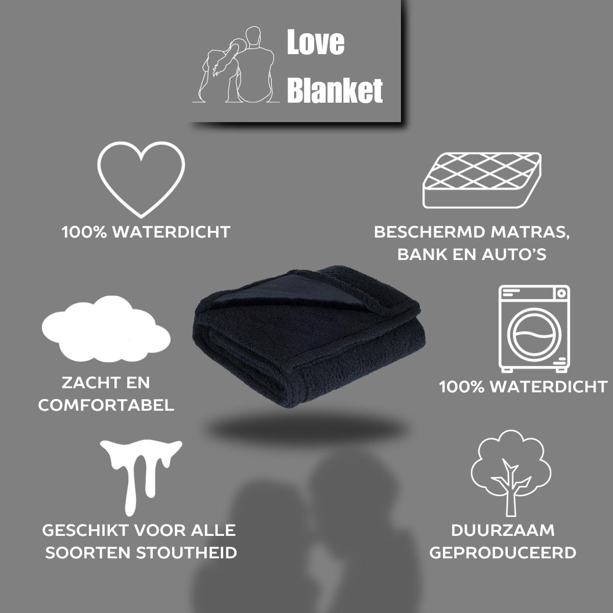 Lovlank™ Couverture | Couverture imperméable