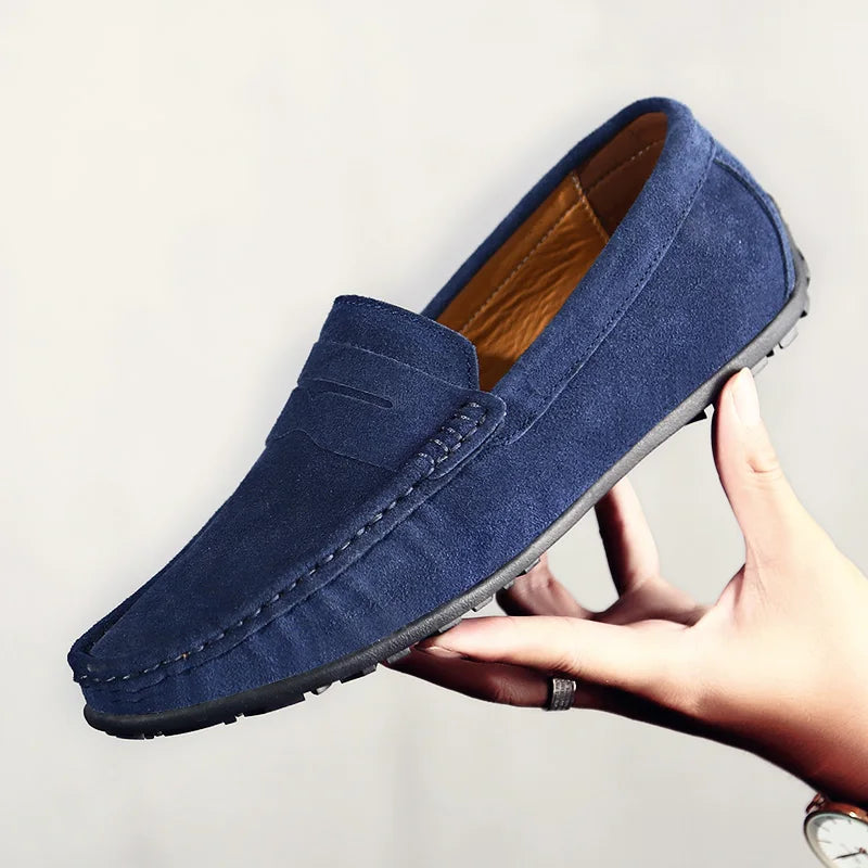 MOCASSINS VELOCE EN DAIM VÉRITABLE